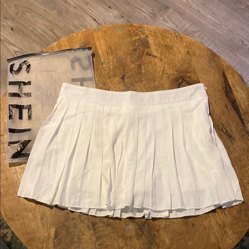 SHEIN Elegant White Skirt - Picture 1 of 10